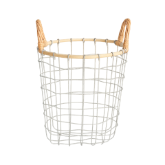 Iron Storage Basket with Handle