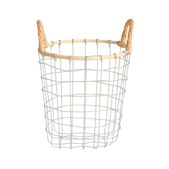 Iron Storage Basket with Handle