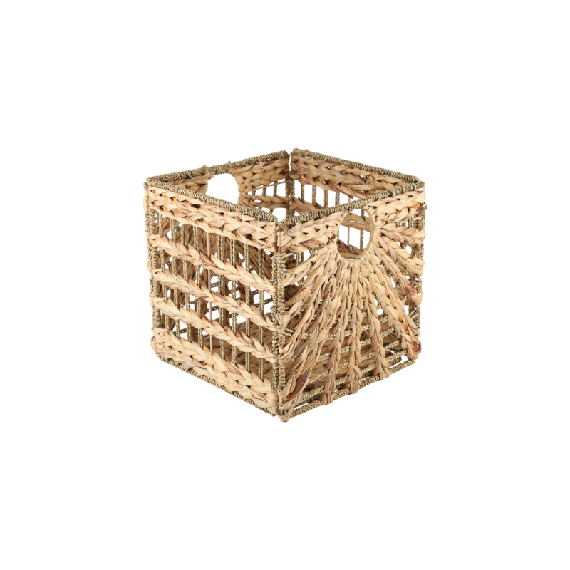 Woven Rattan Hollow Foldable Basket