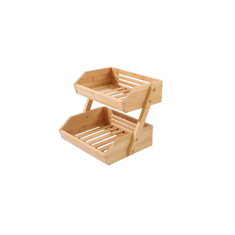 Bamboo 2-Layer Vegetable Rack