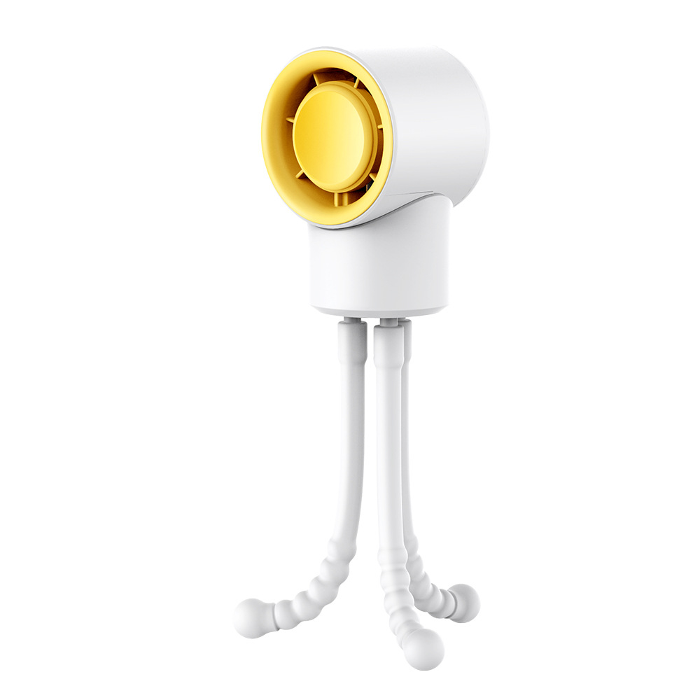 Handheld Mini USB Fan — Silent, High-Power Airflow, Digital Display, Dual-Battery, Long-Lasting, Portable