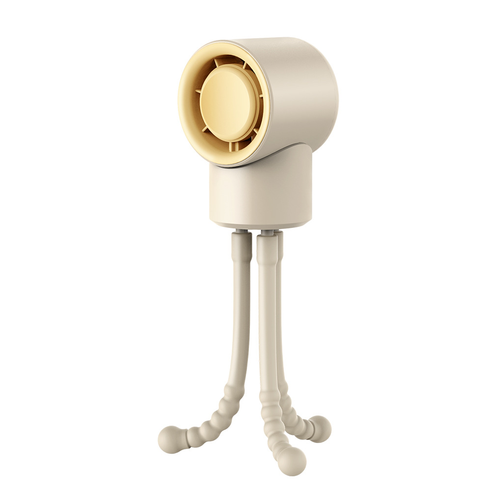 Handheld Mini USB Fan — Silent, High-Power Airflow, Digital Display, Dual-Battery, Long-Lasting, Portable