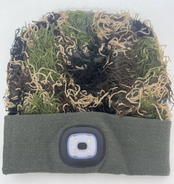 OUTDOOR KNITTED LIGHTING HAT--protable,lighting