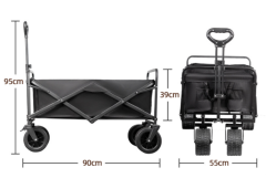 Camping cart-Large capacity, folded