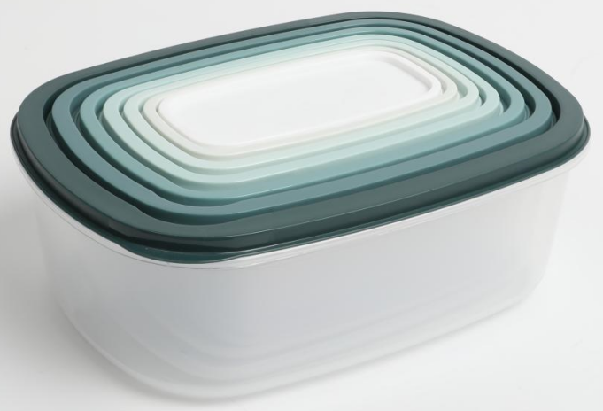 7pc Food Container Set--Light, large capacity,Save space