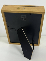 Wooden Iuminous Photo Frame--Solid, luminous, mirror