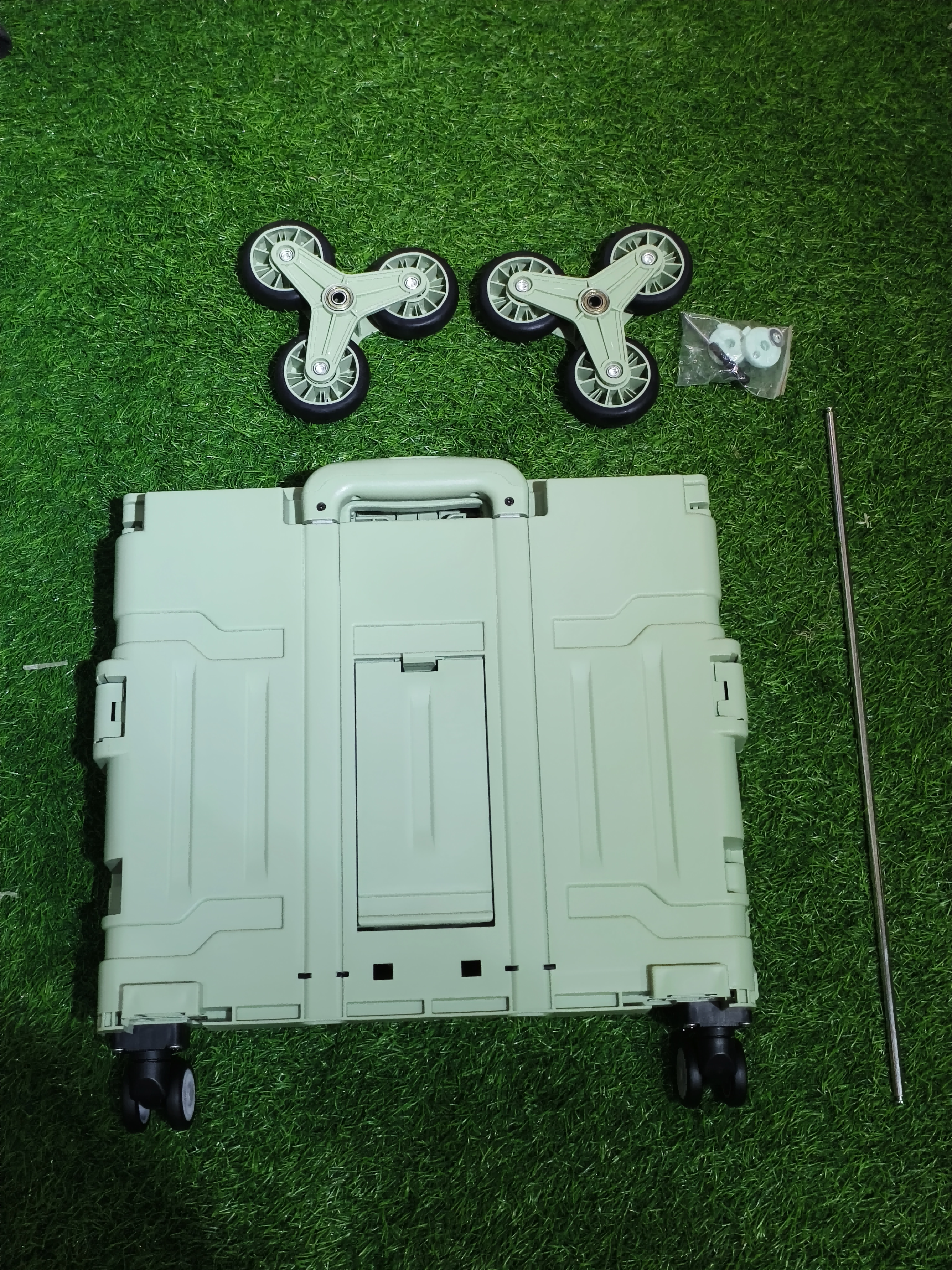 Foldable camping cart - easy to store and install, solid and durable