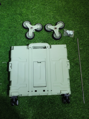 Foldable camping cart - easy to store and install, solid and durable