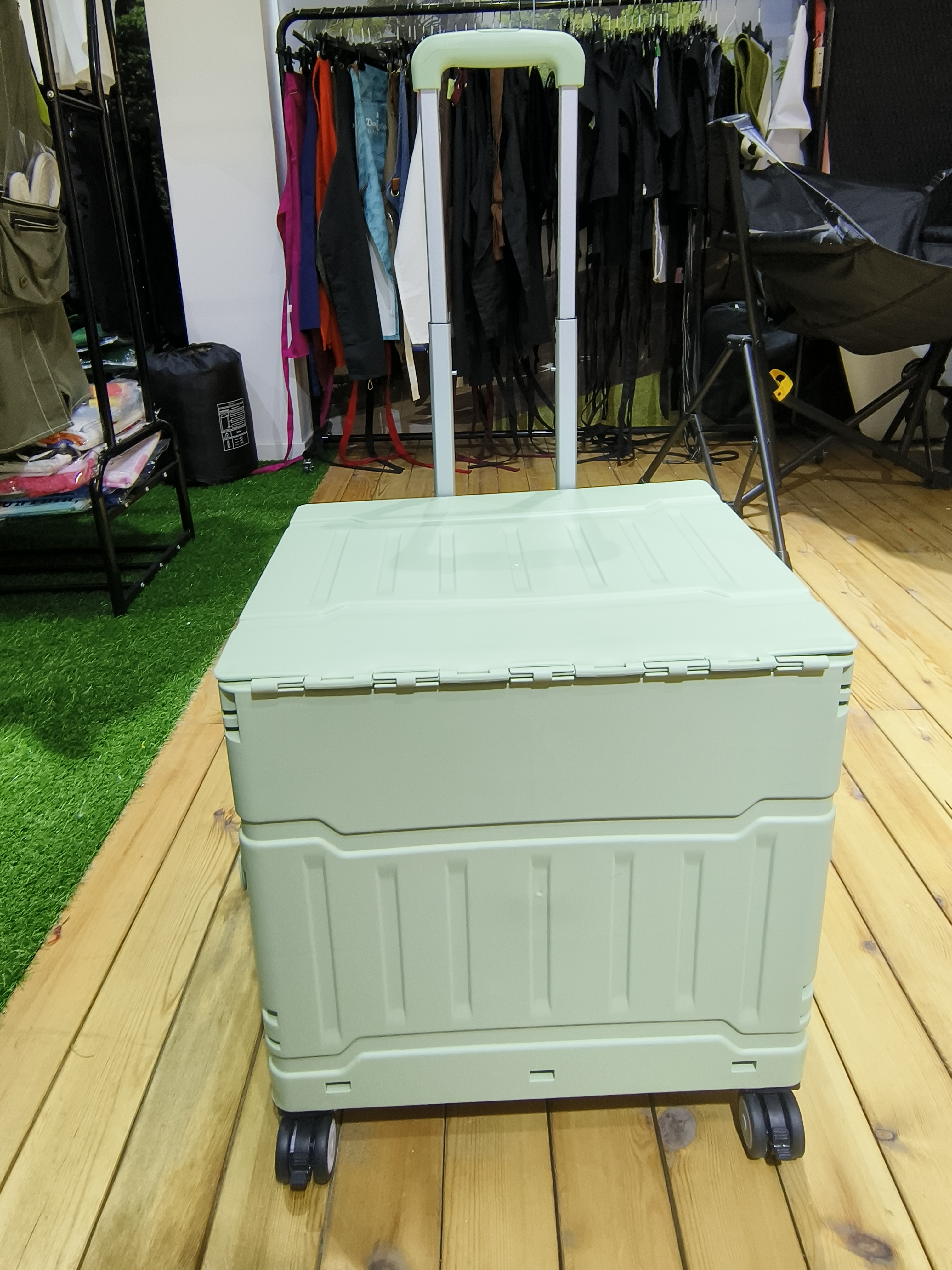 Foldable camping cart - easy to store and install, solid and durable