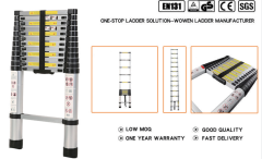 aluminum telescopic ladder -firm,adjustable