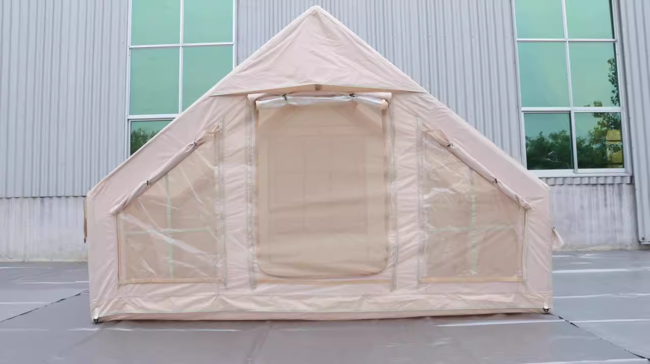 Inflabtable Tent -- Inflatable setup, Comfortable and large space, Effective shading and waterproof