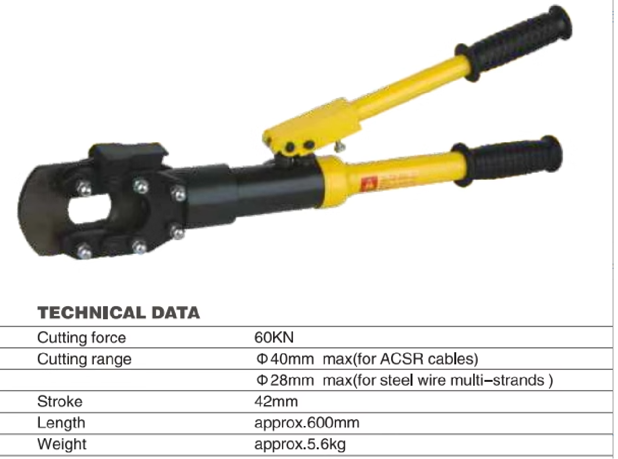 Hydraulic cable scissors-CPC-40BL--High safety, strong durability, simple operation and labor-saving
