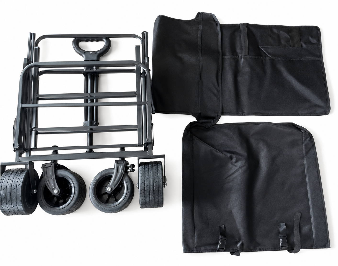 Open back camping  cart
