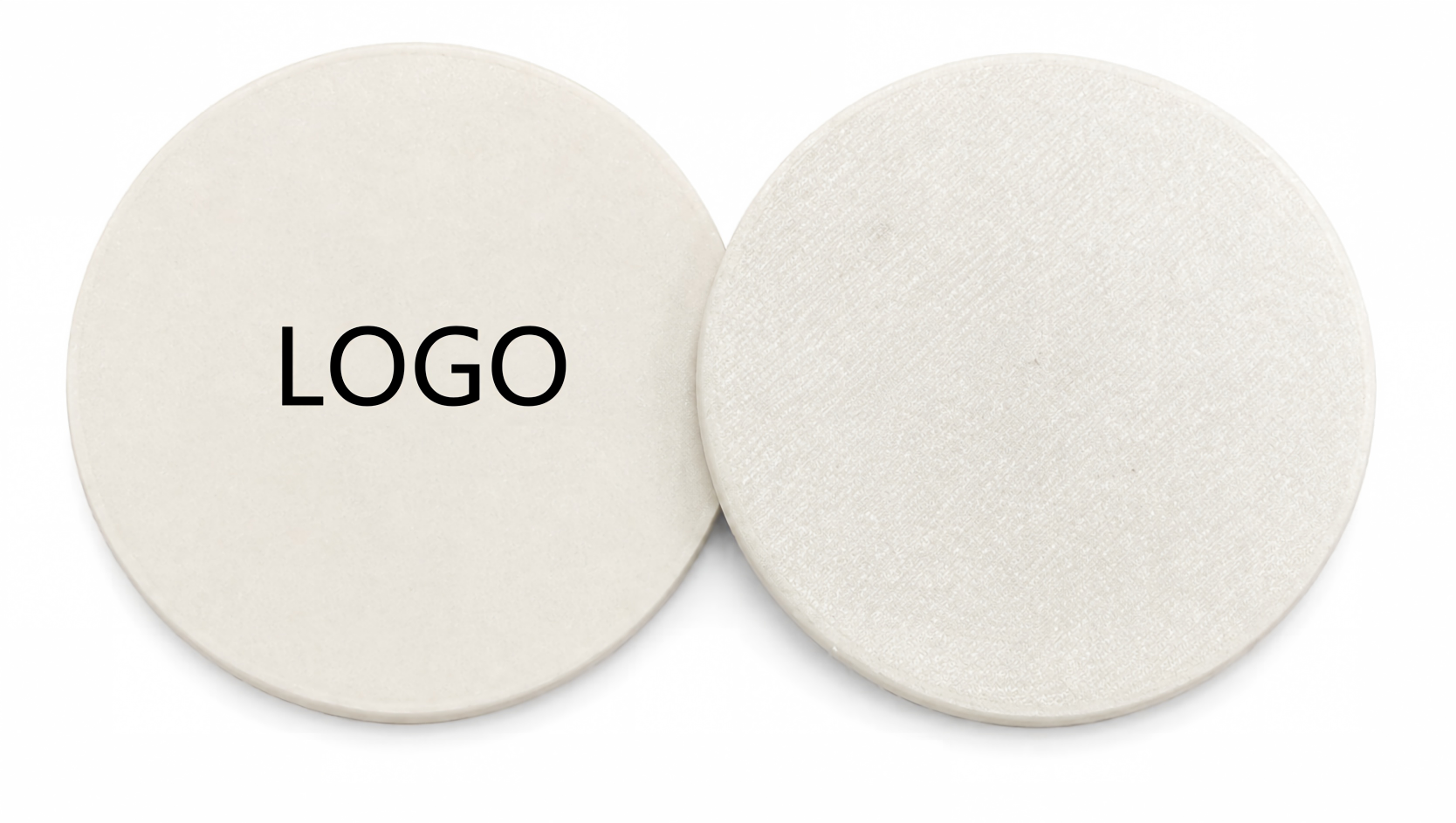 COASTERS--Environmental protection, engraving clear logo