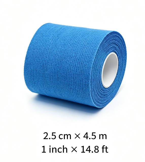 Elastic Bandage Tape 2.5cm*4.5m---Soft, breathable, high elasticity