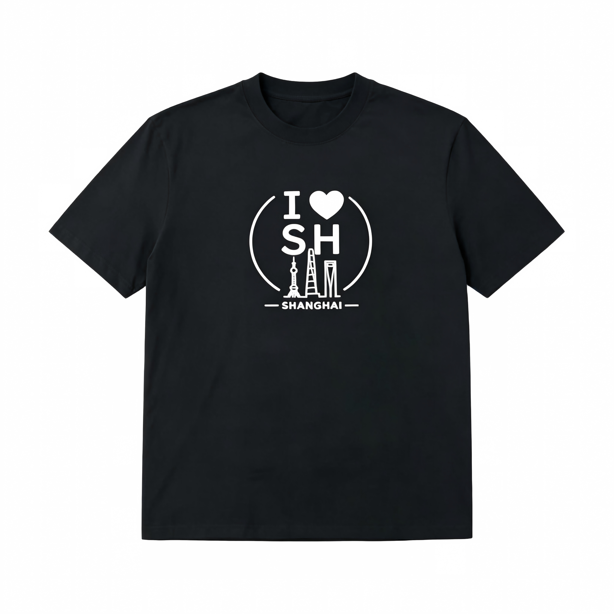 I love SH Black Crewneck T-shirt