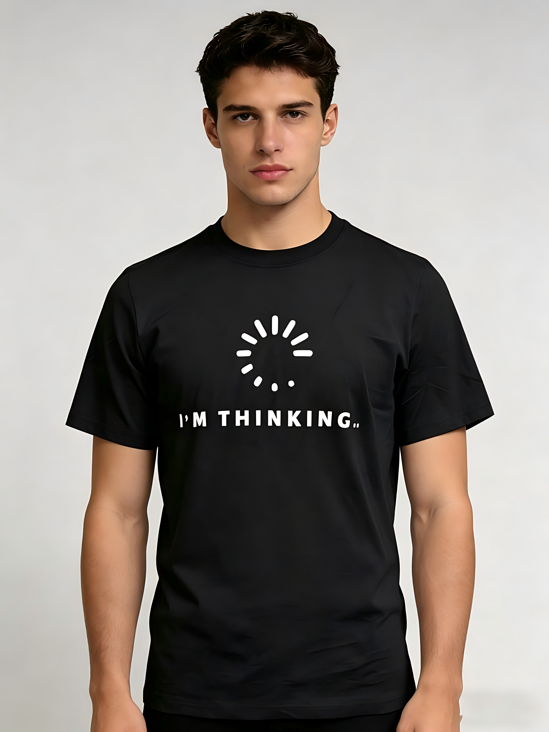 I'm Thinking Crewneck T-shirt Graphic Tee