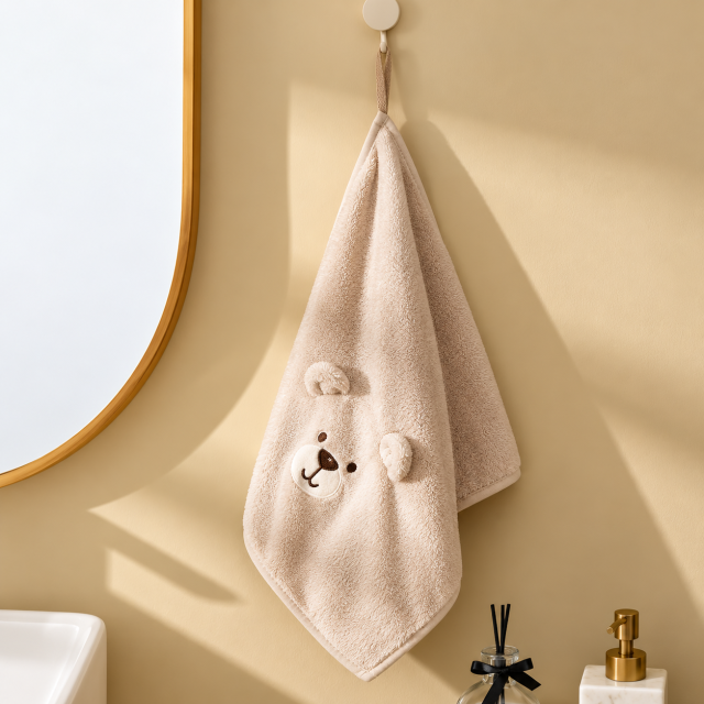 Bear Hanging Hand Towel