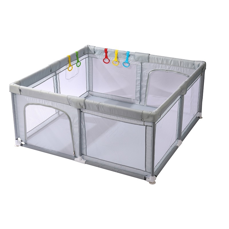 Baby Playpen Baby Playard, Playpen for Babies and Toddlers with Gate, lovely Baby Fence, Sturdy Safety Playpen, Indoor & Outdoor Kids Activity Center