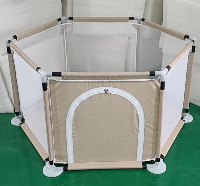 Kids Play Pen Yard Oxford Mesh Fabric Baby safety Portable Folding Baby Playpen