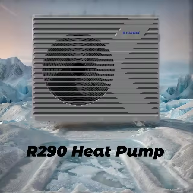 جديد أوروبا r290 الكل في واحد نوع مضخة الحرارة التدفئة 8kw ERP A +++ قطعة واحدة تيار مستمر العاكس evi تيار مستمر الهواء إلى مضخة حرارة للمياه سخان المياه