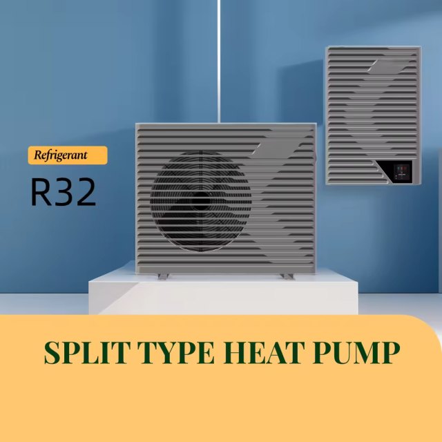 Engineering hot sale r32 air to water WIFI remote evi dc Split type inverter heat pump water heaters heating in winter