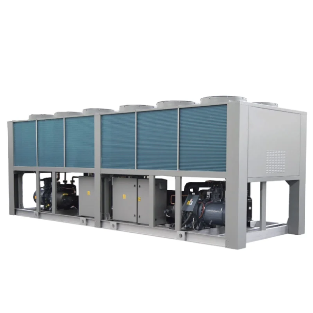 New High-Efficiency R134a Household Air-Cooled Water Chiller PLC Core Components Manufacturing Plants Retail Farms Vortex Heat