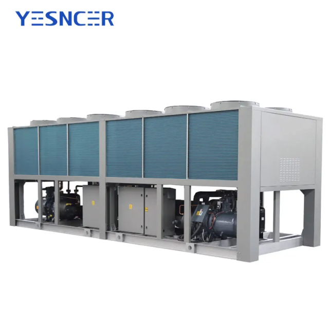 New High-Efficiency R134a Household Air-Cooled Water Chiller PLC Core Components Manufacturing Plants Retail Farms Vortex Heat