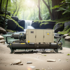 24kw Industrial Water Cooled Chiller for Villa 380v with Remote Control Used Food Shop Key Component Includes Compressor Motor