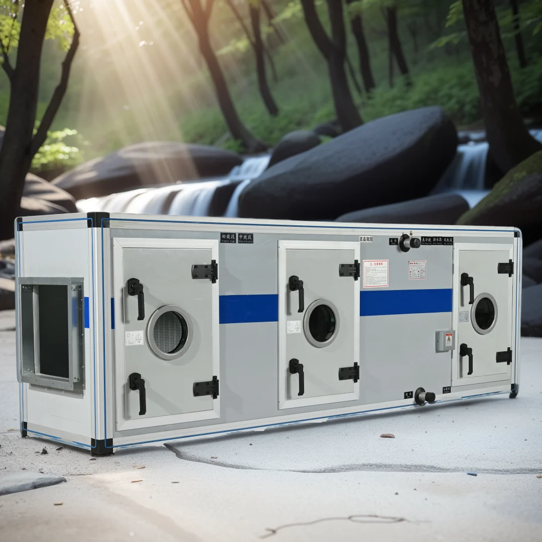 HVAC System Fresh 20000 cfm AHU Cooling Modular Air Handling Unit
