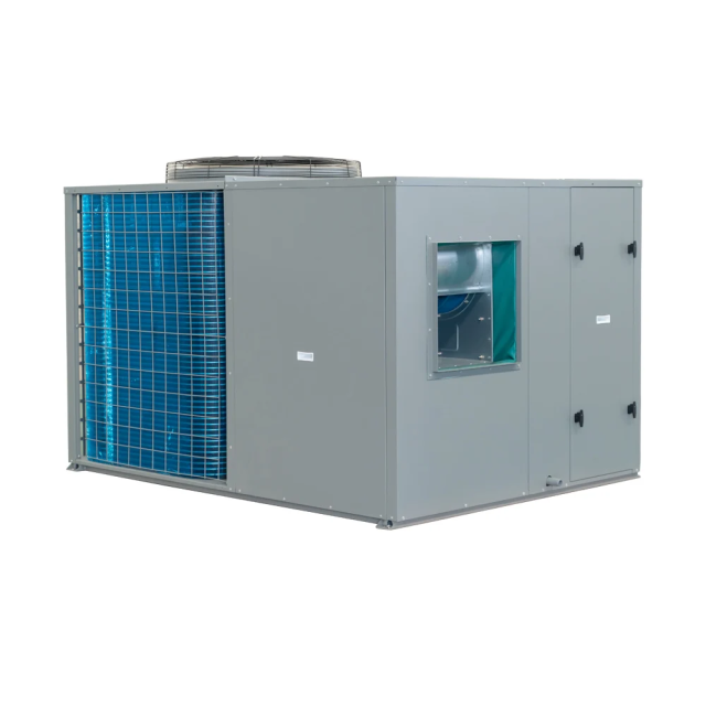 Hot Selling T3 Rooftop AC Unit Energy Saving Variable Frequency Air-Cooled with New Motor PLC Multi-Functional Processing Hotels