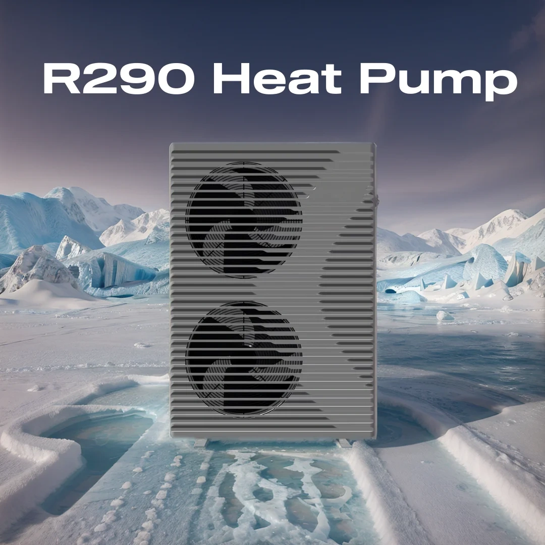 WIFI control all in one heat pump ErP A+++ DC inverter R290 15KW  air to water Heat Pump for heating in winter
