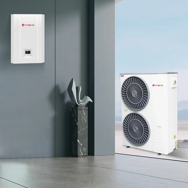 Heat Pumps Outside Heat And Air Unit Frozen In Winter Residential