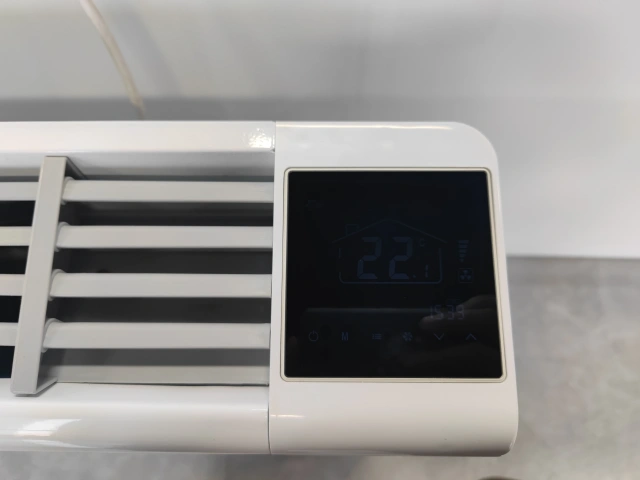 مروحة ملف صناعية دولية لتسخين مياه التبريد وحدة ملف مروحة عمودية مكشوفة رفيعة للتركيب على الأرض