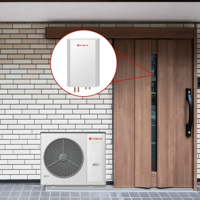 Promotional new air source heat pump commercial hot water heat pump FCU