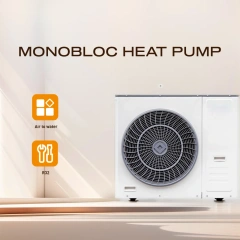DC inverter EVI ERP A+++ monobloc R290/10kW Air to Water Heat Pump with remote control