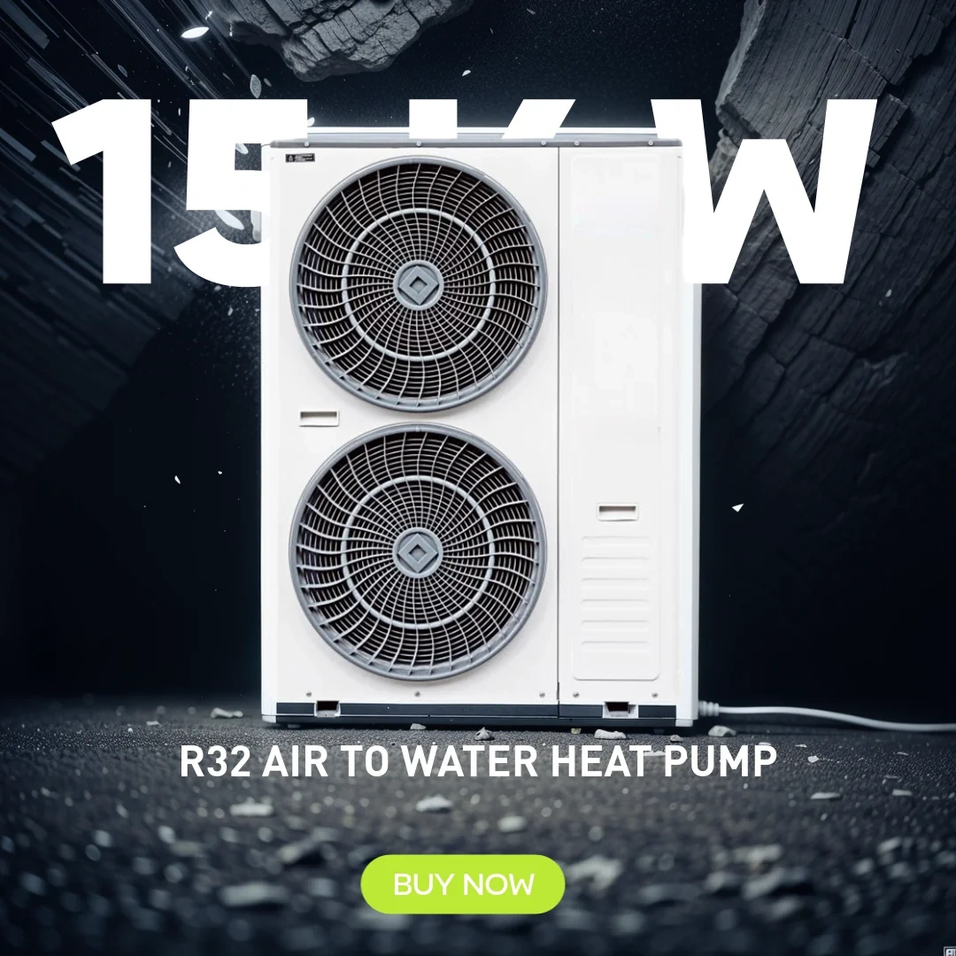 DC inverter EVI ERP A+++ monobloc R290/10kW Air to Water Heat Pump with remote control