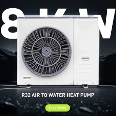 DC inverter EVI ERP A+++ monobloc R290/10kW Air to Water Heat Pump with remote control