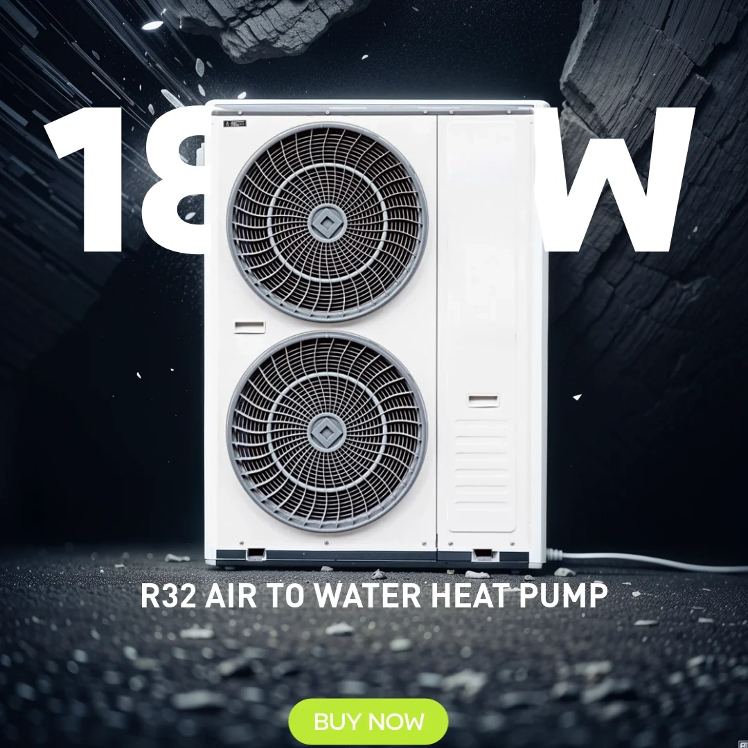DC inverter EVI ERP A+++ monobloc R290/10kW Air to Water Heat Pump with remote control