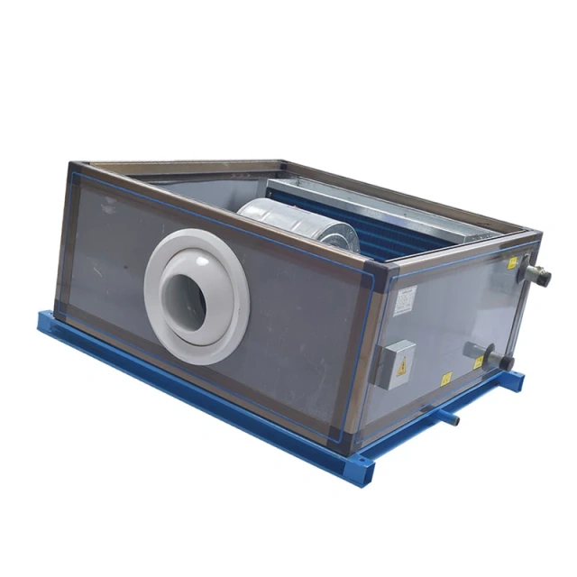 High-power concealed water-type silent ultra-thin multi-purpose Air Handler AHU Ceiling Horizontal Mounted Air Handling Unit