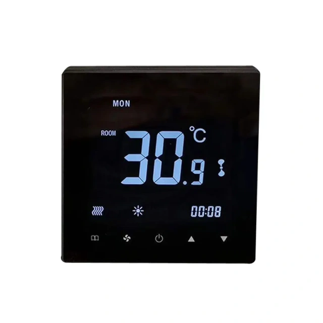 Digital Fan Coil Thermostats ,Temperature Controller Smart Wall Mounted Fan Coil Thermostat, Fan Coil Unit Controller, 3 Speed Wifi Fan Coil Thermostat
