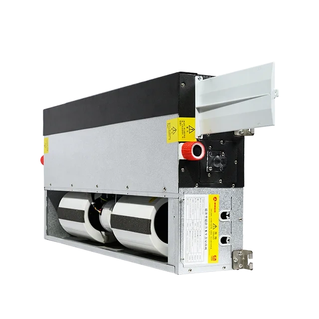 New 220V blcd motor horizontal concealed slim ducted water fan coils for Hotels, greenhouses, schools