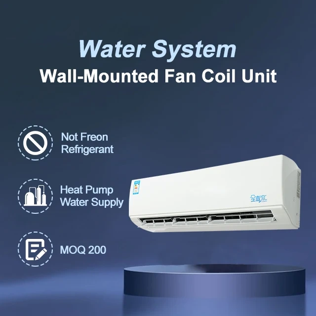 3P Energy saving DC Water chilled Water wall mounted fcu hanging Fan Coil Unit