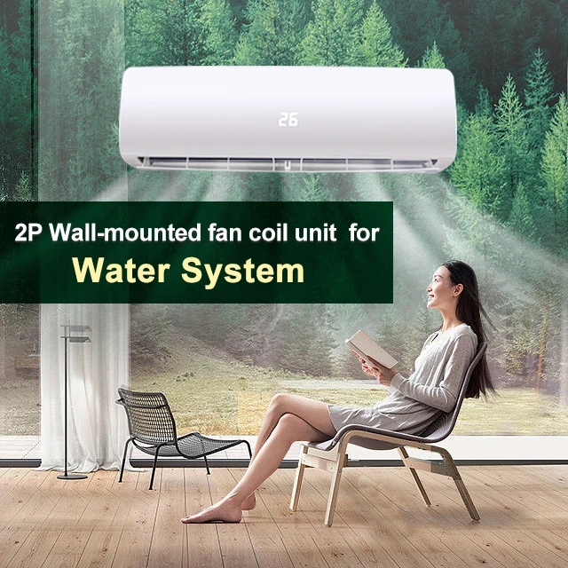 OEM Wholesale Energy saving Commercial 2P 220V Chiller Water Wall hanging fcu fan coil units with CE