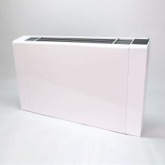 130mm Chilled Water Air Conditioner Floor Standing Fancoil Units Exposed Room Ultra Thin Fan Coil Unit for Heat Pump heating
