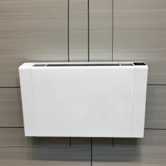 Europe CE 130mm 220V chilled Water fancoil exposed ultra thin Floor Standing/wall Slim fcu Fan Coil Unit for heating and cooling