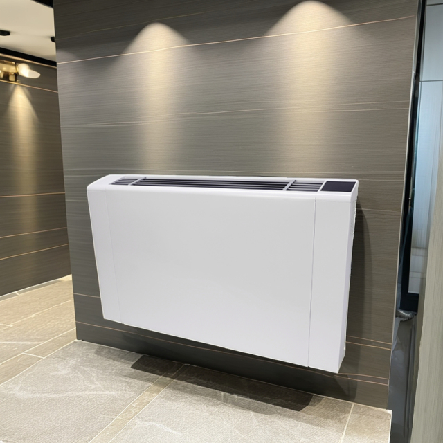 وحدة لفائف مروحة المياه المبردة بمحرك YG-20/30 BLDC قائمة على الأرض 190-250 فولت 50/60 هرتز ملف مروحة fcu مكشوف رفيع للغاية مع تحكم واي فاي