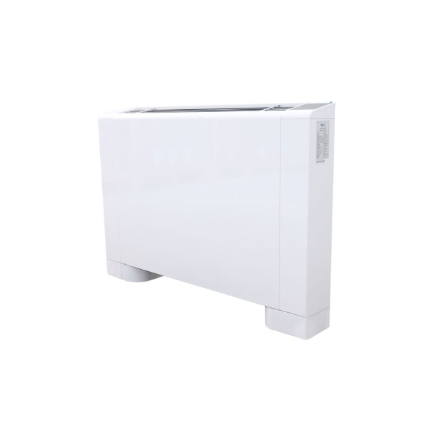 مروحة ملف صناعية دولية لتسخين مياه التبريد وحدة ملف مروحة عمودية مكشوفة رفيعة للتركيب على الأرض