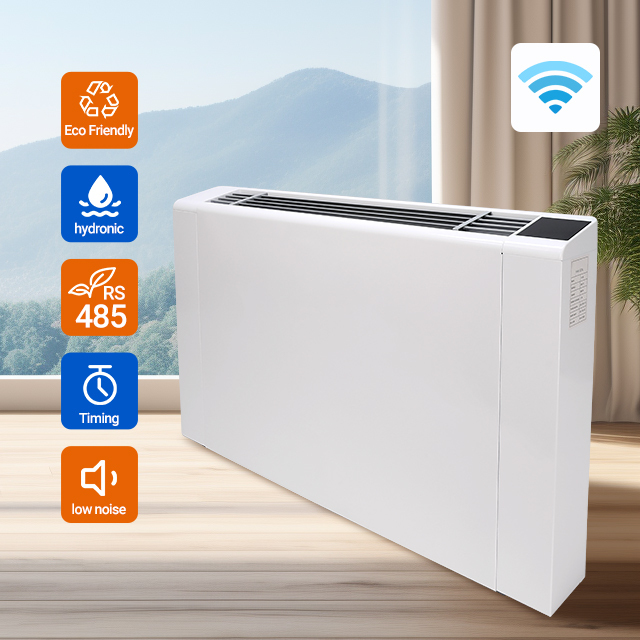 وحدة ملف مروحة fcu للمياه المكشوفة عالية الكفاءة، مثبتة على الأرض/مثبتة على الحائط/مثبتة على السقف لتدفئة الفنادق