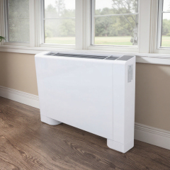 Europe CE 130mm 220V chilled Water fancoil exposed ultra thin Floor Standing/wall Slim fcu Fan Coil Unit for heating and cooling